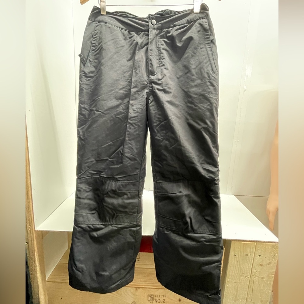 Lands' End Black cargo‎ Waterproof Ski Snow Pants